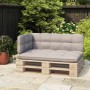 Backrest for iron pallet sofa 110 cm light gray by vidaXL, Garden furniture accessories - Ref: Foro24-315791, Price: 44,00 €,...