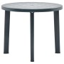 Green plastic garden table 89 cm by vidaXL, Garden tables - Ref: Foro24-48806, Price: 81,41 €, Discount: %