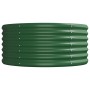 Green powder coated steel flower bed planter 296x80x36 cm by vidaXL, Pots and planters - Ref: Foro24-318923, Price: 63,69 €, ...