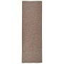 Alfombra de exterior de tejido plano marrón 80x250 cm de vidaXL, Alfombras - Ref: Foro24-340786, Precio: 35,57 €, Descuento: %