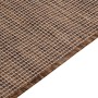 Alfombra de exterior de tejido plano marrón 80x250 cm de vidaXL, Alfombras - Ref: Foro24-340786, Precio: 35,57 €, Descuento: %