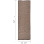 Alfombra de exterior de tejido plano marrón 80x250 cm de vidaXL, Alfombras - Ref: Foro24-340786, Precio: 35,57 €, Descuento: %