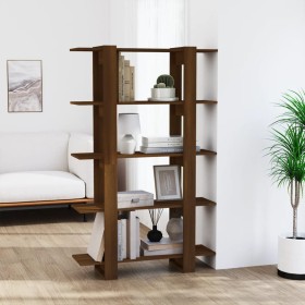 Brown oak shelving/space divider 100x30x160 cm by vidaXL, Bookcases and shelves - Ref: Foro24-813562, Price: 66,99 €, Discoun...