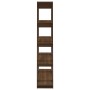 Brown oak shelving/space divider 100x30x160 cm by vidaXL, Bookcases and shelves - Ref: Foro24-813562, Price: 67,53 €, Discoun...