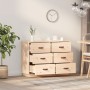 Solid pine wood sideboard 100x40x75 cm by vidaXL, Sideboards - Ref: Foro24-820142, Price: 141,49 €, Discount: %