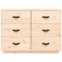 Aparador madera maciza de pino 100x40x75 cm de vidaXL, Aparadores - Ref: Foro24-820142, Precio: 141,49 €, Descuento: %