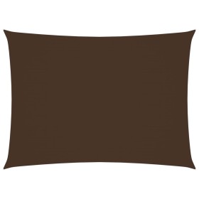 Rectangular sail awning brown Oxford fabric 6x7 m by vidaXL, Umbrellas - Ref: Foro24-135827, Price: 115,74 €, Discount: %