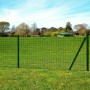 Euro Green Steel Fence 25x1.5 m by vidaXL, fence panels - Ref: Foro24-142390, Price: 350,65 €, Discount: %