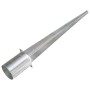 Ground spikes 2 units silver galvanized steel 10x76 cm by vidaXL, Spikes for anchoring in the ground - Ref: Foro24-145431, Pr...