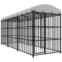 Outdoor kennel with roof 450x150x210 cm by vidaXL, Dog kennels and fences - Ref: Foro24-170893, Price: 595,99 €, Discount: %