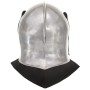 Réplica de casco de caballero medieval antiguo LARP acero plata de vidaXL, Armas coleccionables - Ref: Foro24-286220, Precio:...