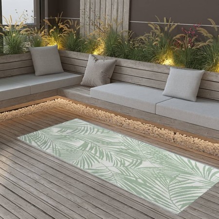 Green PP outdoor rug 80x150 cm by vidaXL, Outdoor protectors - Ref: Foro24-316905, Price: 20,55 €, Discount: %