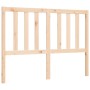 Double bed frame with solid wood headboard by vidaXL, Beds and slatted bases - Ref: Foro24-3193826, Price: 115,80 €, Discount: %