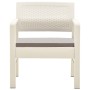 Garden furniture set 3 pieces white plastic by vidaXL, Garden sets - Ref: Foro24-48823, Price: 146,99 €, Discount: %