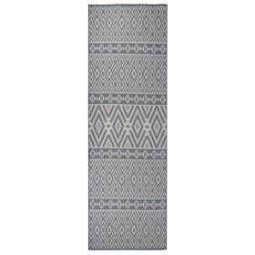 Blue striped flat weave outdoor rug 80x250 cm by vidaXL, Rugs - Ref: Foro24-340835, Price: 36,99 €, Discount: %