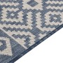 Alfombra de exterior de tejido plano rayas azules 80x250 cm de vidaXL, Alfombras - Ref: Foro24-340835, Precio: 36,17 €, Descu...