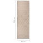 Braun gestreifter Flachgewebe-Außenteppich 80x250 cm von vidaXL, Teppiche - Ref: Foro24-340863, Preis: 36,17 €, Rabatt: %