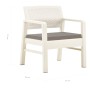 Garden furniture set 3 pieces white plastic by vidaXL, Garden sets - Ref: Foro24-48823, Price: 146,99 €, Discount: %