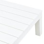 Mesa de jardín de plástico blanco 78x78x31 cm de vidaXL, Mesas de jardín - Ref: Foro24-48827, Precio: 119,44 €, Descuento: %