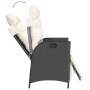 5-teiliges Gartenmöbel-Set mit Kissen synthetisches Rattan schwarz von vidaXL, Gartensets - Ref: Foro24-3213316, Preis: 690,6...