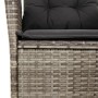 Garden dining set 7 pieces and gray synthetic rattan cushions by vidaXL, Garden sets - Ref: Foro24-3213108, Price: 929,26 €, ...