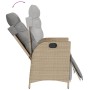 9-teiliges Garten-Esszimmer-Set mit Kissen synthetisches Rattan beige von vidaXL, Gartensets - Ref: Foro24-3213375, Preis: 1,...