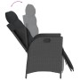 Gartenrelaxsessel mit Fußstütze 2 Stk. PE Rattan schwarz von vidaXL, Gartenstühle - Ref: Foro24-365289, Preis: 259,18 €, Raba...