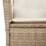 9-teiliges Garten-Esszimmer-Set mit Kissen synthetisches Rattan beige von vidaXL, Gartensets - Ref: Foro24-3213253, Preis: 1,...