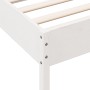 Estructura de cama madera maciza de pino blanco 90x190 cm de vidaXL, Camas y somieres - Ref: Foro24-842727, Precio: 86,13 €, ...