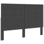 Tufted headboard in dark gray fabric 140x200 cm by vidaXL, Headboards and footboards - Ref: Foro24-287472, Price: 89,82 €, Di...