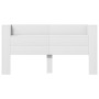 Cabecero de cama con LED blanco 200x16,5x103,5 cm de vidaXL, Cabeceros y pies de cama - Ref: Foro24-839266, Precio: 115,00 €,...