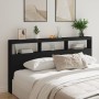 Cabecero de cama con luz LED negro 200x17x102 cm de vidaXL, Cabeceros y pies de cama - Ref: Foro24-839218, Precio: 108,59 €, ...