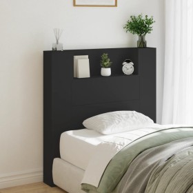 Cabecero de cama con luz LED negro 100x16,5x103,5 cm de vidaXL, Cabeceros y pies de cama - Ref: Foro24-839232, Precio: 78,99 ...