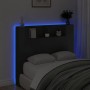 Cabecero de cama con luz LED negro 120x16,5x103,5 cm de vidaXL, Cabeceros y pies de cama - Ref: Foro24-839239, Precio: 82,99 ...