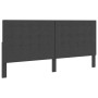 Tufted headboard in dark gray fabric 200x200 cm by vidaXL, Headboards and footboards - Ref: Foro24-287475, Price: 116,31 €, D...