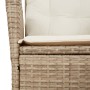 7-teiliges Garten-Esszimmer-Set mit Kissen synthetisches Rattan beige von vidaXL, Gartensets - Ref: Foro24-3213251, Preis: 95...