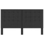 Tufted headboard in dark gray fabric 160x200 cm by vidaXL, Headboards and footboards - Ref: Foro24-287473, Price: 104,65 €, D...