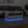 Couchtisch mit weißen LED-Leuchten 90x49x40 cm von vidaXL, Couchtisch - Ref: Foro24-839833, Preis: 97,45 €, Rabatt: %