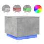 LED concrete gray 50x50x40 cm center table by vidaXL, Coffee table - Ref: Foro24-839871, Price: 58,37 €, Discount: %