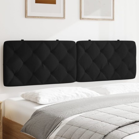 Cabecero de cama acolchado terciopelo negro 180 cm de vidaXL, Cabeceros y pies de cama - Ref: Foro24-374741, Precio: 80,32 €,...