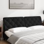 Padded black velvet headboard 180 cm by vidaXL, Headboards and footboards - Ref: Foro24-374741, Price: 75,99 €, Discount: %