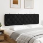 Cabecero de cama acolchado terciopelo negro 180 cm de vidaXL, Cabeceros y pies de cama - Ref: Foro24-374741, Precio: 80,32 €,...