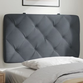 Cabecero de cama acolchado terciopelo gris oscuro 80 cm de vidaXL, Cabeceros y pies de cama - Ref: Foro24-374703, Precio: 45,...