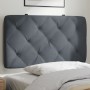 Padded dark gray velvet headboard 80 cm by vidaXL, Headboards and footboards - Ref: Foro24-374703, Price: 45,99 €, Discount: %