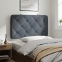 Padded dark gray velvet headboard 80 cm by vidaXL, Headboards and footboards - Ref: Foro24-374703, Price: 45,99 €, Discount: %