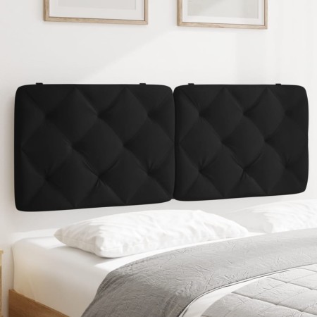 Padded black velvet headboard 120 cm by vidaXL, Headboards and footboards - Ref: Foro24-374722, Price: 61,99 €, Discount: %