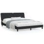 Estructura de cama con cabecero de terciopelo negro 160x200 cm de vidaXL, Camas y somieres - Ref: Foro24-3207931, Precio: 237...