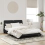 Bed frame with black velvet headboard 160x200 cm by vidaXL, Beds and slatted bases - Ref: Foro24-3207931, Price: 237,50 €, Di...