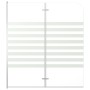 Striped tempered glass shower screen 120x140 cm by vidaXL, shower doors - Ref: Foro24-146225, Price: 152,25 €, Discount: %