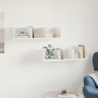 Wall-mounted furniture 2 units engineered wood white 75x18x16.5 cm by vidaXL, Shelves and shelves - Ref: Foro24-840430, Price...